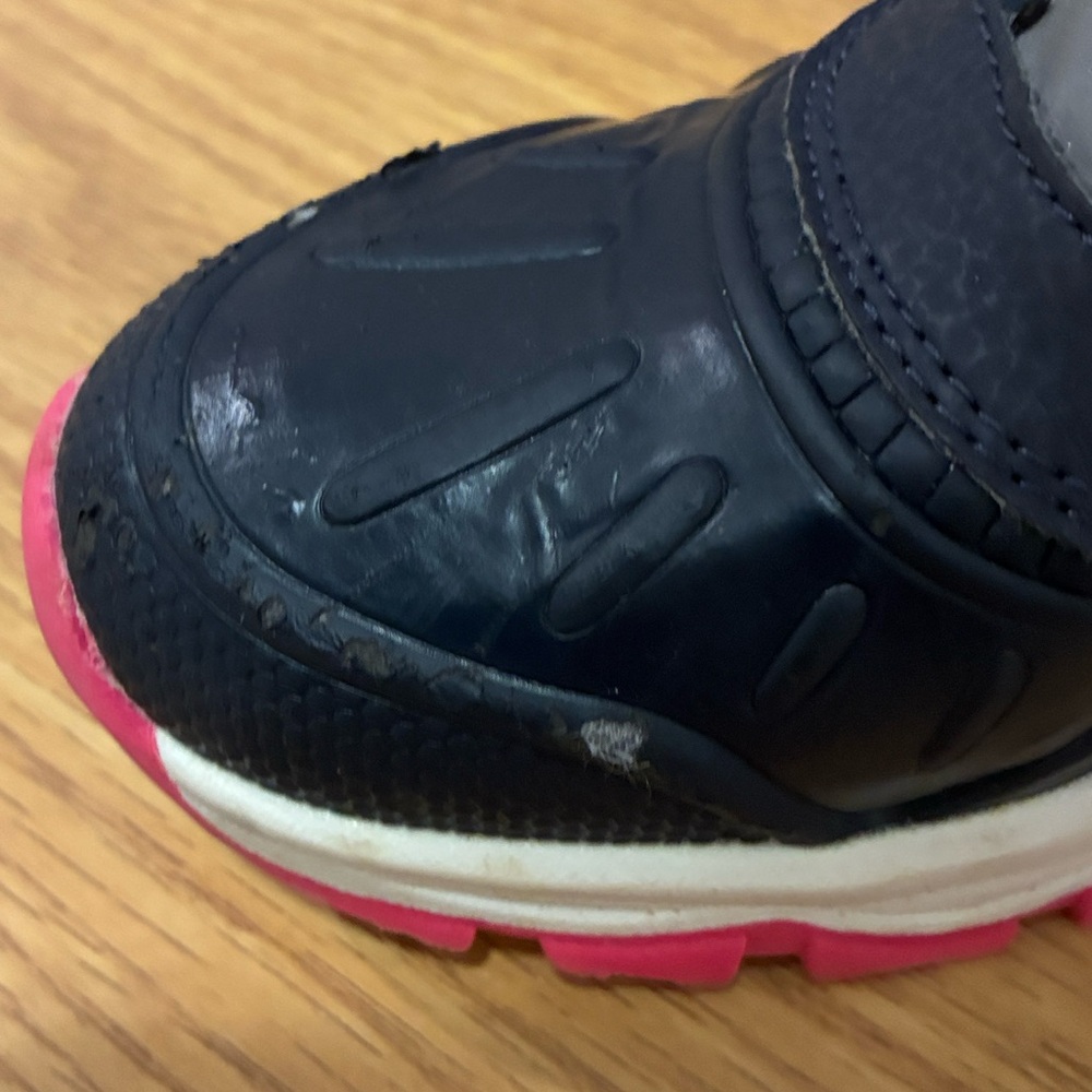 Pepperts! Girls’ Pink and Navy Snow Boots - Picture 10 of 13